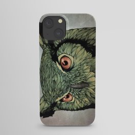 Owl - Red Eyes iPhone Case