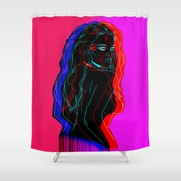 The Neon Demon Shower Curtain
