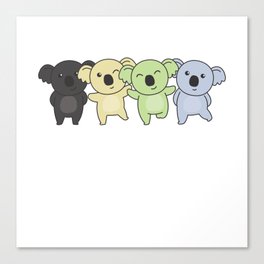 Cassgender Flag Pride Lgbtq Sweet Koala Canvas Print