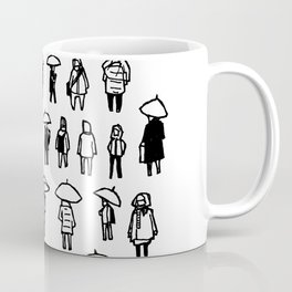 TinyPeople in the Rain Coffee Mug