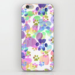 Paws Paint Party iPhone Skin