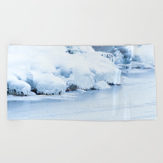 Winter Beach Towel