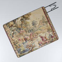Antique Aubusson Louis XV French Tapestry Picnic Blanket | Tapestry, 19Thcentury, Georgian, Decorative, Beautiful, European, Pattern, 18Thcentury, Historical, Baroque 