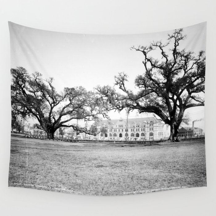 New Orleans, 1900: Tulane Wall Tapestry by Chateau Partay  Society6