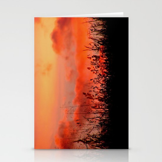 Rainbow Sundown Stationery Cards