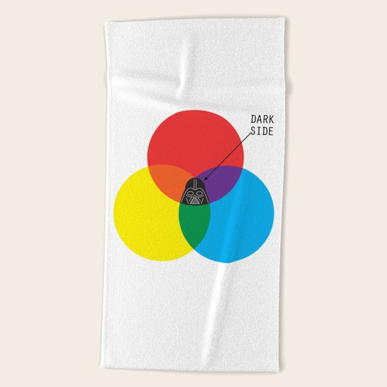 Dark Side Beach Towel