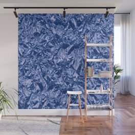 Navy Blue Foil Modern Collection Wall Mural