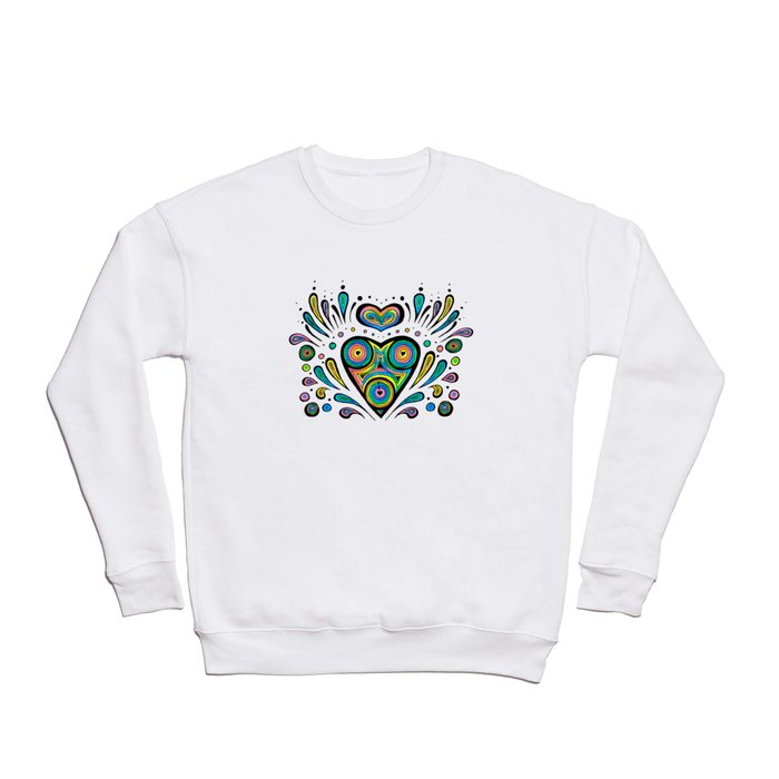 Rainbow Hearts Crewneck Sweatshirt