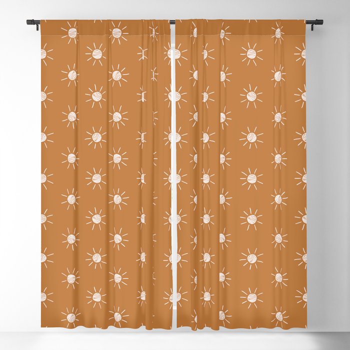 Minimalist sun Blackout Curtain