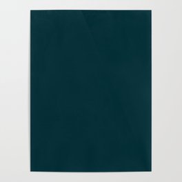 Plain Peacock | Solid Color | Solid Peacock | Peacock Poster
