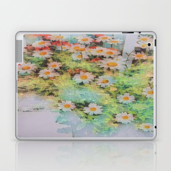 Painted Daisy Garden Beauty Laptop & iPad Skin