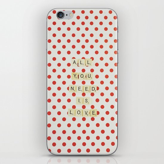 All you need is love iPhone & iPod Skin