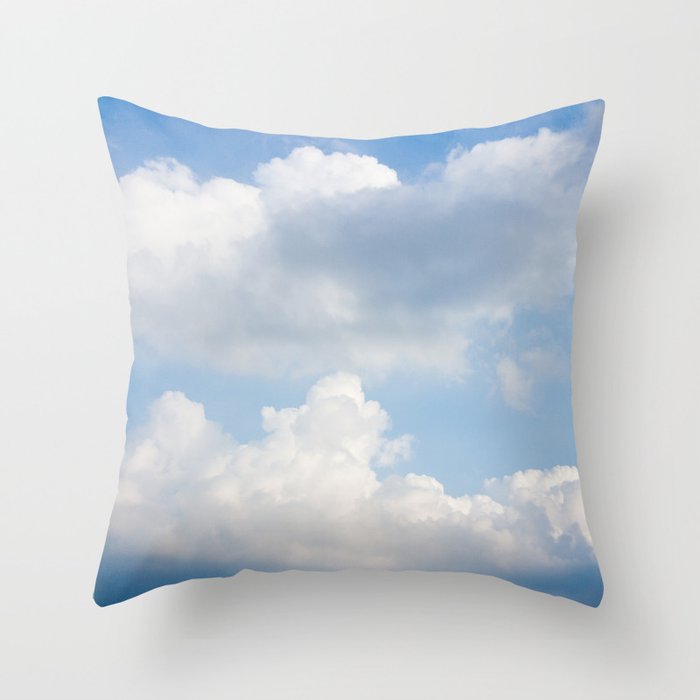 Clouds Throw Pillow