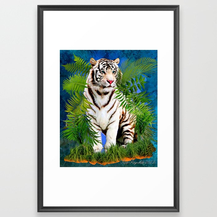 Tigers Quest Framed Art Print