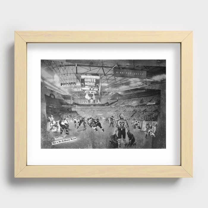 REMIX CITY: WHITEOUT Recessed Framed Print