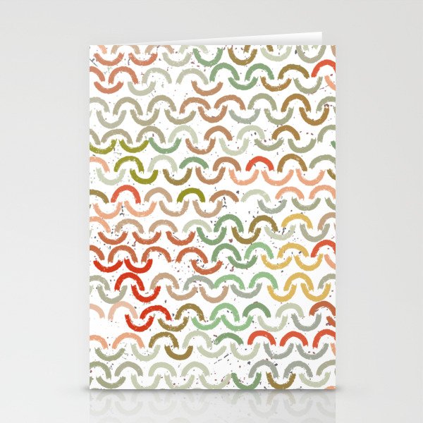 Neutral-toned brushstrokes arches Stationery Cards