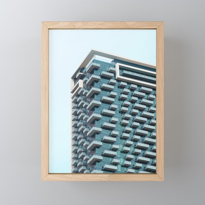 Balconies of the Chicago Loop Framed Mini Art Print
