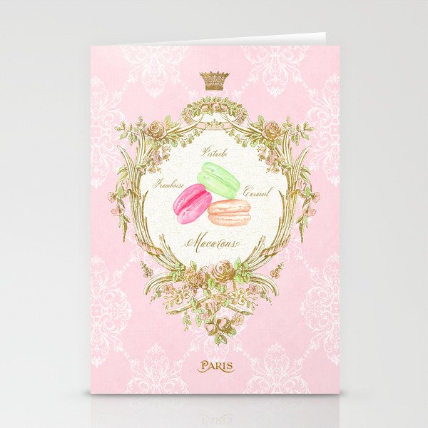 French Patisserie Macarons Stationery Cards