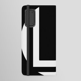 Black and white geometric modern Android Wallet Case