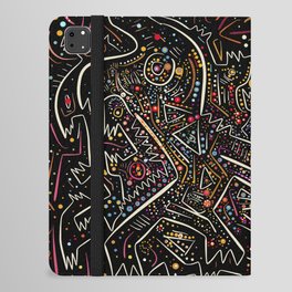 Zodiac Abstract Signs in the Night  iPad Folio Case