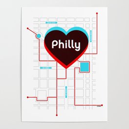 Philly In Transit Poster