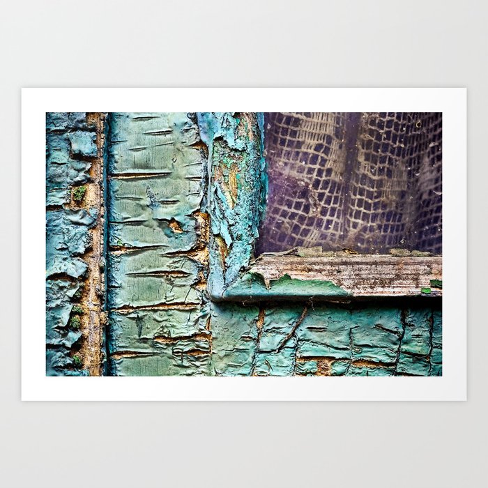 Geometric Urban Vintage Abstract Art Print By Jokevermeer Society6