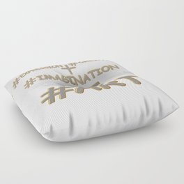 "ART EQUATION" Cute Expression Design. Buy Now Floor Pillow