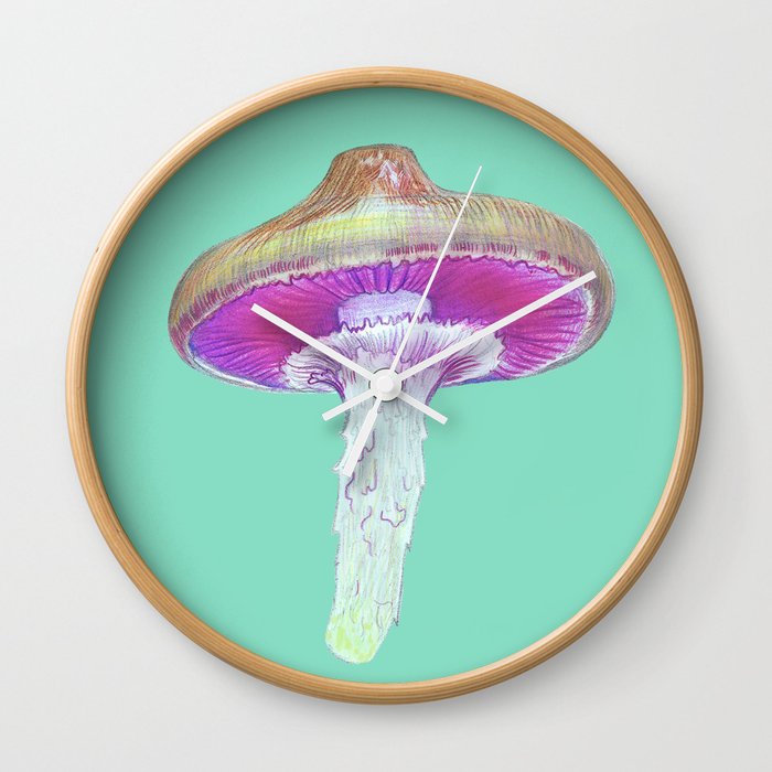 Mushroom1 Wall Clock