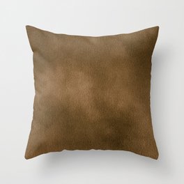 Luxury Chocolate Velvet Texture Throw Pillow