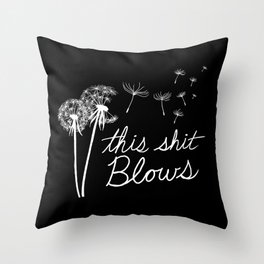 Gone To Seed Throw Pillow