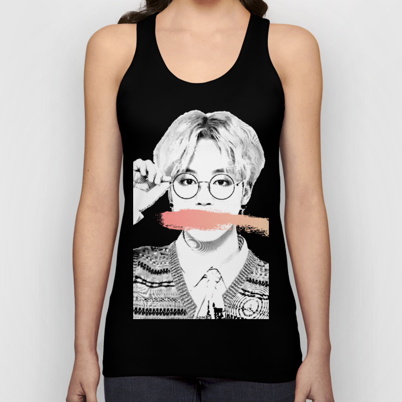 Bts Jimin Tank Top By Kpopuscream Society6