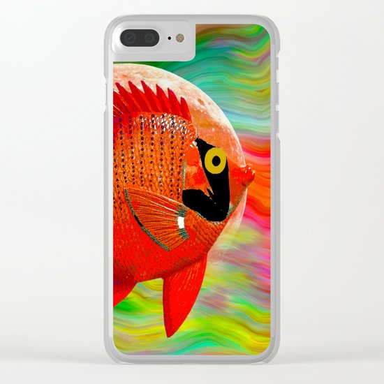 ANGEL FISH Clear iPhone Case