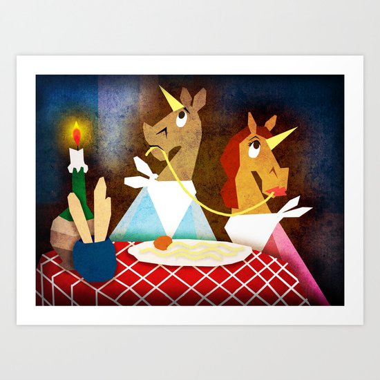 Bella Notte Unicorn Art Print