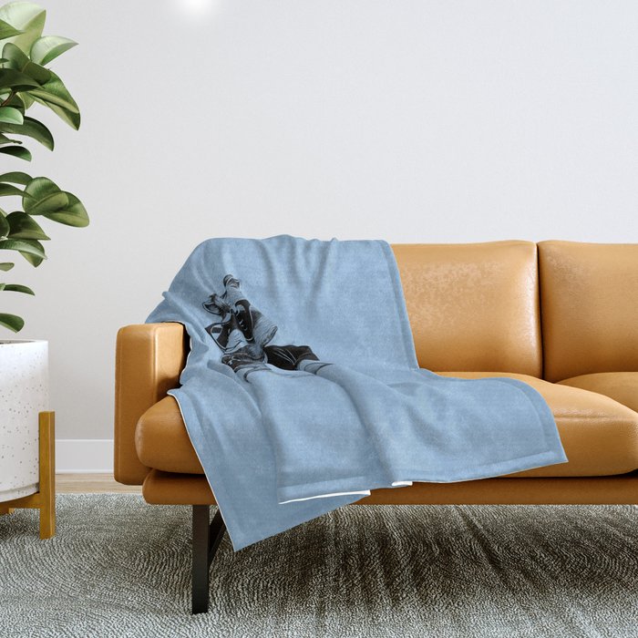 Stay Trashy Raccoon Throw Blanket