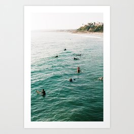 San Clemente Surf Art Print