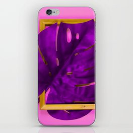 Purple Leaf iPhone Skin