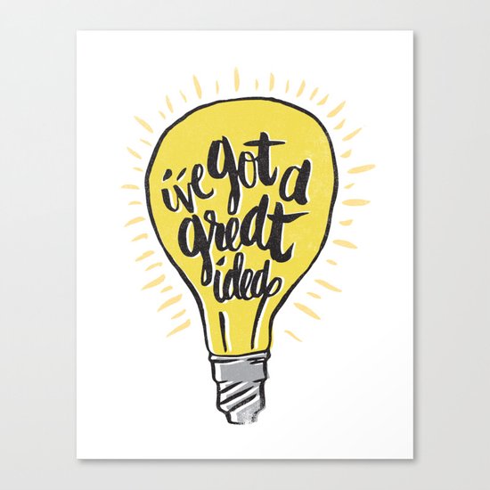 ...good idea. Canvas Print