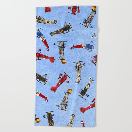 Warriors of the Sky Beach Towel