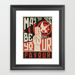 May the odds be ever in your favour Framed Art Print