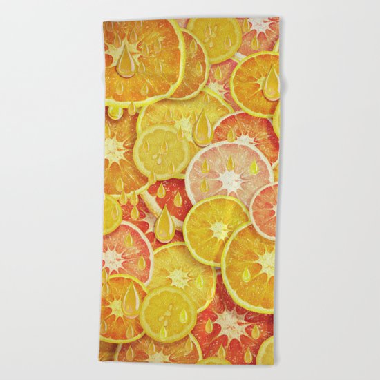 Juicy Fruits Beach Towel