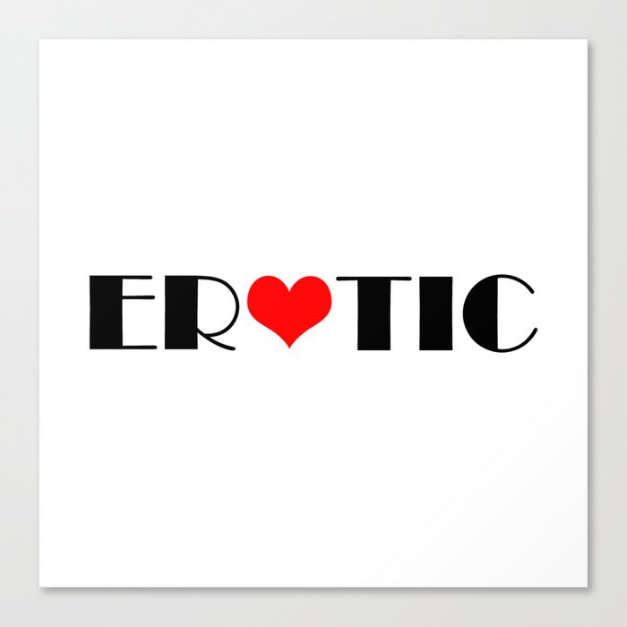 Erotic Canvas Print