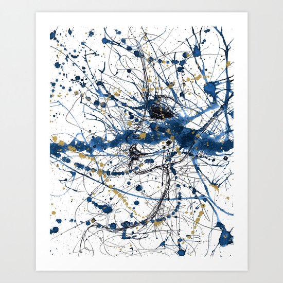 Sometimes At Night, I Sleep Art Print