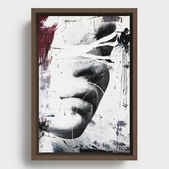 Abstract distraction Framed Canvas