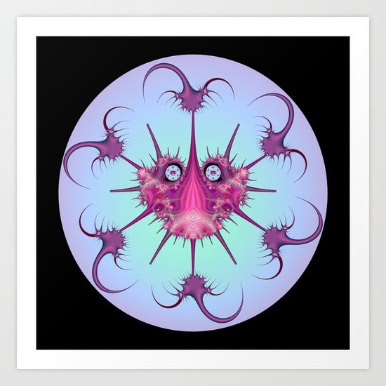 Bugs on Circles Art Print