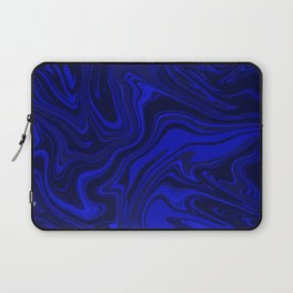 Aquamarine blue liquid art Laptop Sleeve