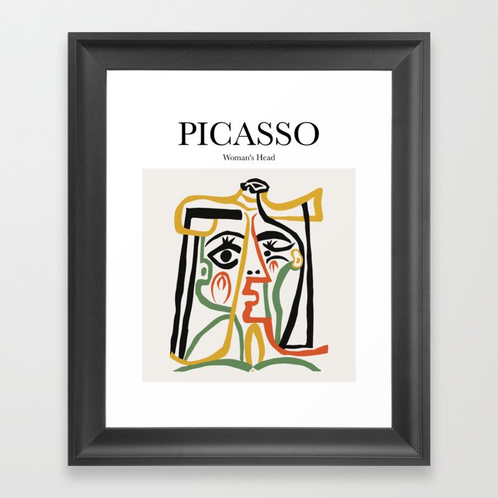 Picasso - Woman's Head Framed Art Print