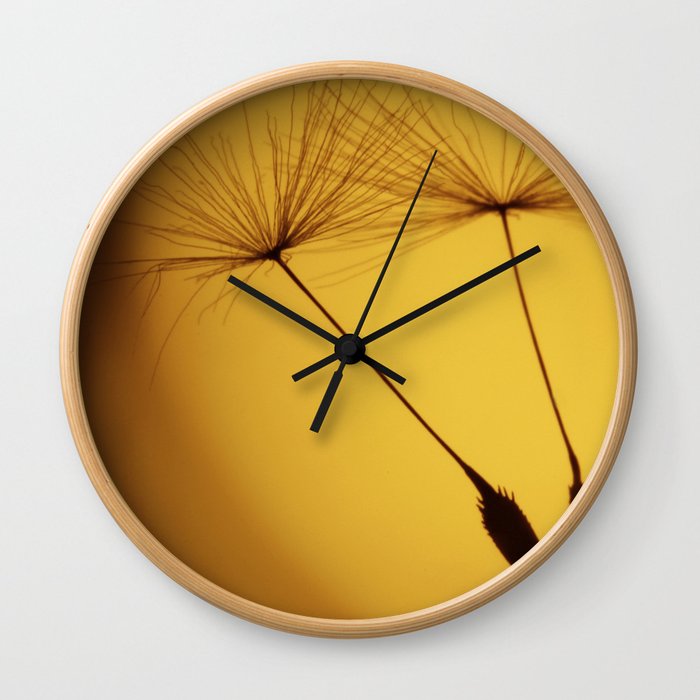 Dandelion Wall Clock