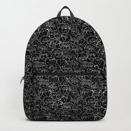 Black Pugs Backpack