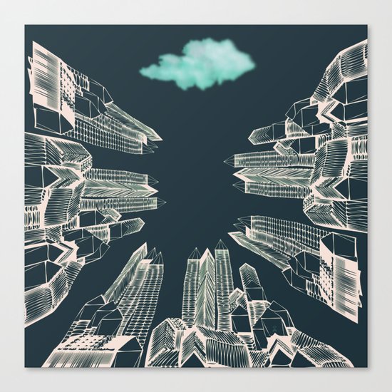 Dark Area / 30-08-16 Canvas Print