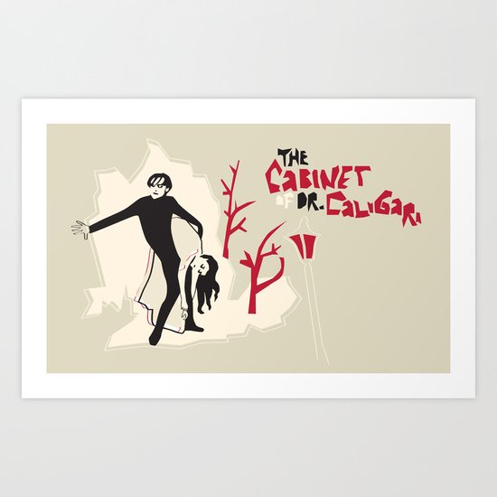 The Cabinet of Dr. Caligari Art Print